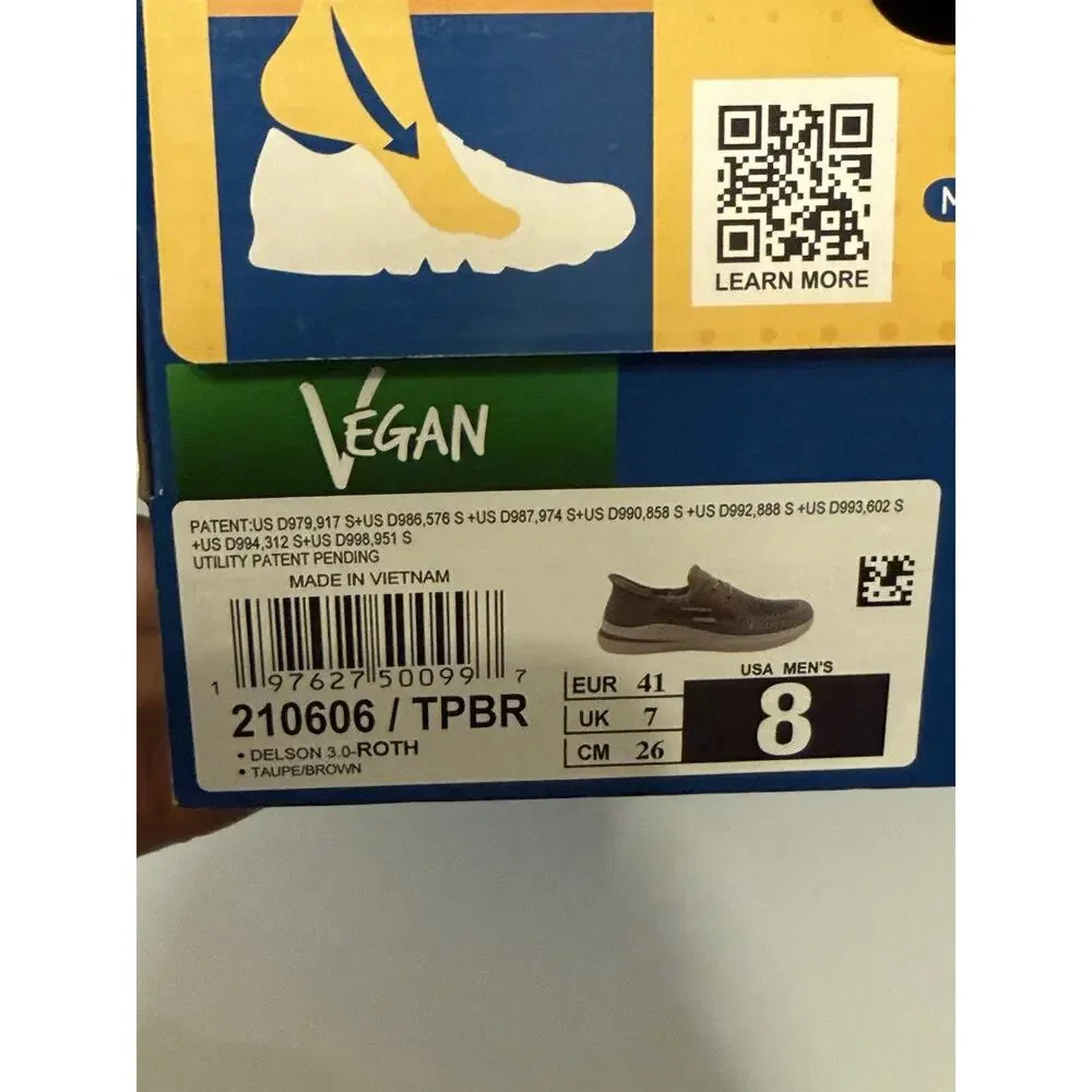 Skechers Men's Slip-ins Delson 3.0 Roth Size 8